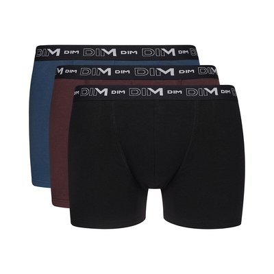 Lot de 3 boxers Coton Stretch DIM