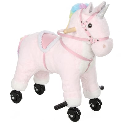 Cheval à bascule pour enfants Peluche AIYAPLAY