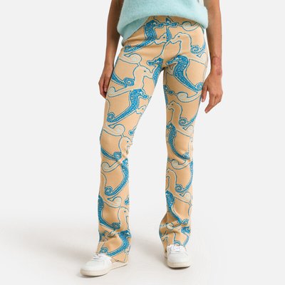 Seahorse Print Trousers, Length 35" SAMSOE AND SAMSOE