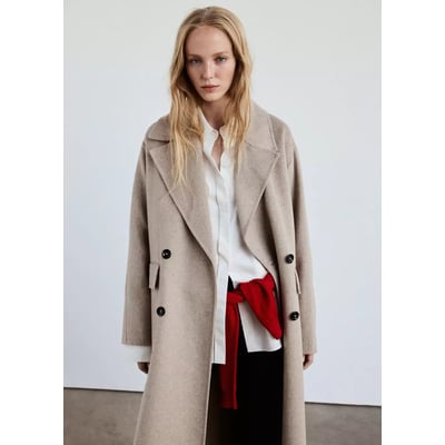 Manteau laine fait main MANGO