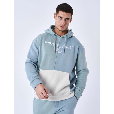 Sweat à Capuche tricolore en maille PROJECT X