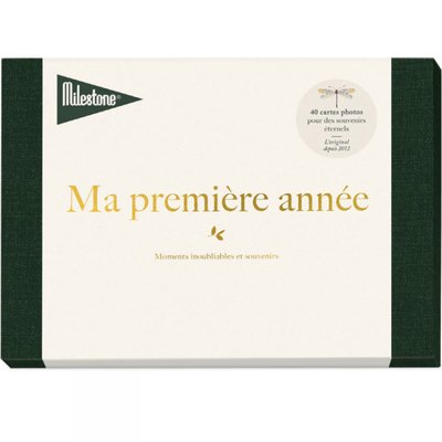 Cartes photos souvenir Ma première année collection luxe ABC MILESTONE