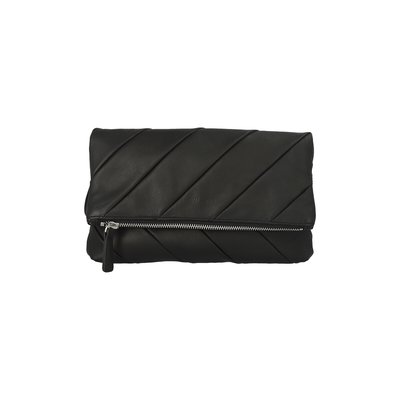 Carteira estilo clutch, em pele, Piper NAT & NIN