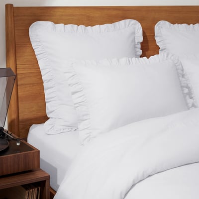 Parure housse de couette avec 2 taies 65x65 cm SOFT PERCALE LILY SENSEI MAISON