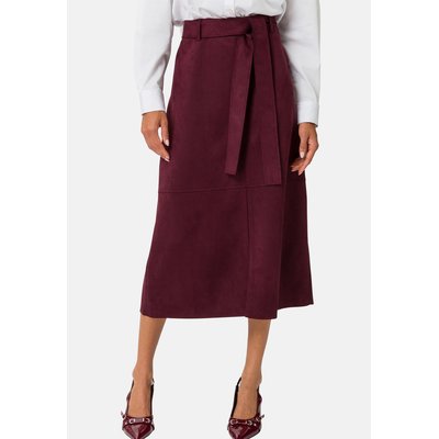 Jupe bordeaux cuir outlet