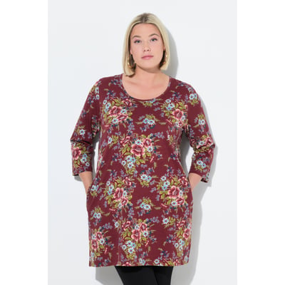 T-shirt long à fleurs ULLA POPKEN