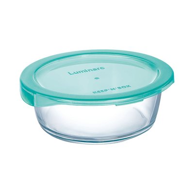 Boîte de conservation hermétique ronde 68 cl Keep'n Box + Couvercle Lagoon - Luminarc LUMINARC