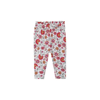 Pantalon fleuri taille élastiquée VERTBAUDET