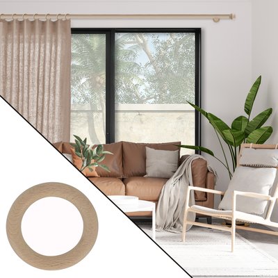 Lot de 10 anneaux en bois MOBOIS