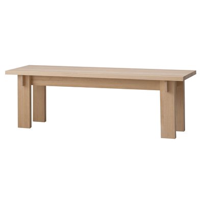 Banc grand en pin massif non verni BEGUR NAAN FURNITURE