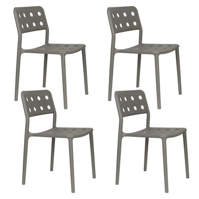 4 chaises empilables SERRA BOITE A DESIGN