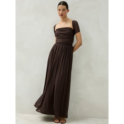 Robe longue en tulle multi-positions NEXT