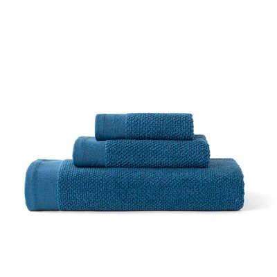 Lot 3 serviettes éponge 500 gr/m2 100% coton, LIVING (30x50+50x90+90x150 cm) NAF NAF HOME