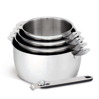 4er-Set Töpfe mit 1 abnehmbaren Griff Move On KITCHEN FUN