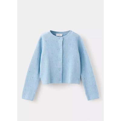 Cardigan maille détails ajourés MANGO BABY