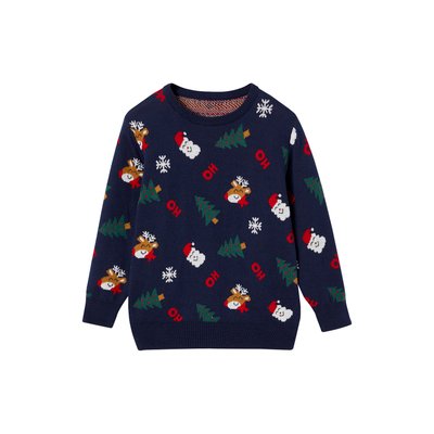 Pull Jacquard AOP Noël NOEL VERTBAUDET