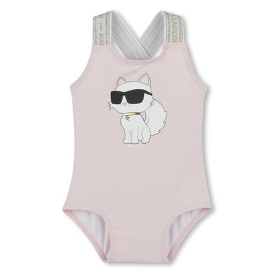 Maillot 1 pièce avec imprimé KARL LAGERFELD KIDS