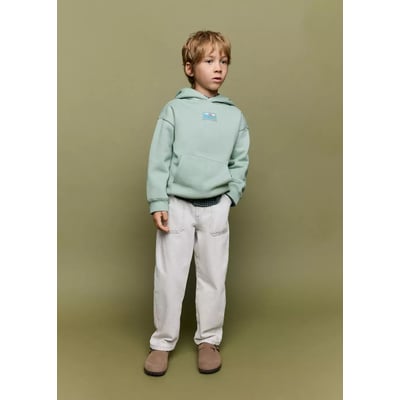 Jean droit taille élastique MANGO BABY