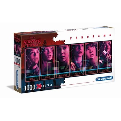 Stranger things - panorama 1000 pièces CLEMENTONI