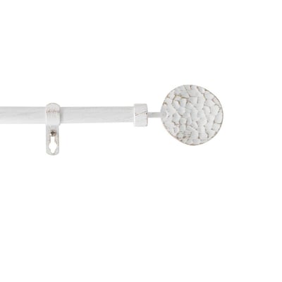 Kit Tringle Extensible 120 à 210  Patine Bullette Blanc/or DECORATIE