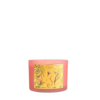 Chinoiserie Oriental Lily Two Wick Wax Filled Candle Pot SO'HOME