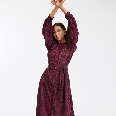 Robe motif graphique, manches longues LA REDOUTE COLLECTIONS