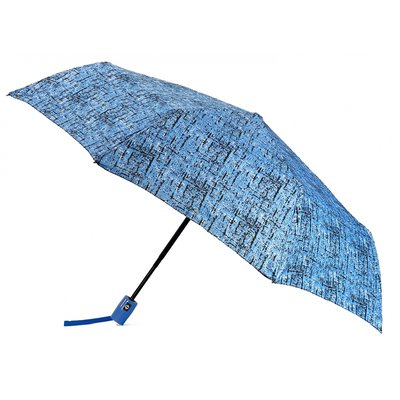Parapluie pliable avec ouverture et fermeture automatique Happy Swan BLEU CERISE