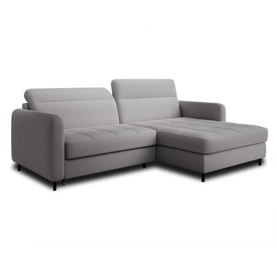 Canapé d'Angle Convertible en Tissu bouclette 4 places - SAGADA LISA DESIGN