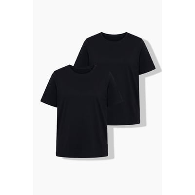 T-shirts, lot de 2, coupe classique ULLA POPKEN