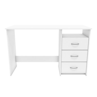 Bureau 1 Niche 3 Tiroirs L123 cm - Aristote CALICOSY