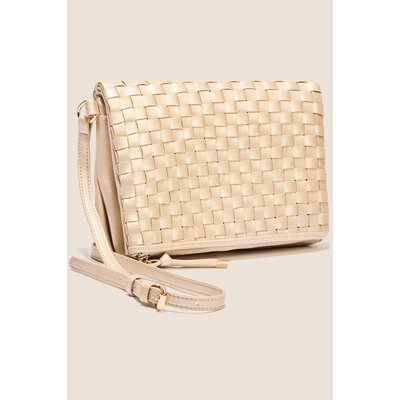 Sac pochette rabat tressé BREAL
