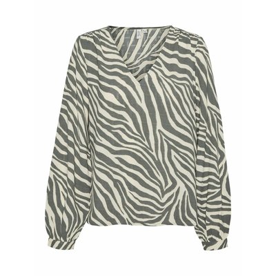 Bluse mit V-Ausschnitt und Printmuster VERO MODA