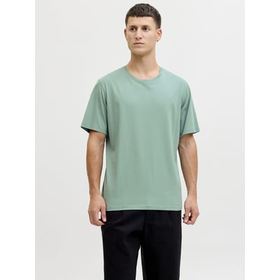 T-shirt col rond en coton bio JACK & JONES