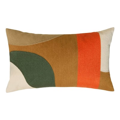 Coussin en coton brodé déhoussable HARY ATMOSPHERA