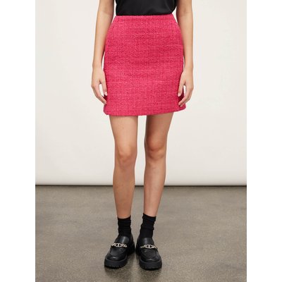 Jupe courte en tweed mélangé fil textile MOTIVI