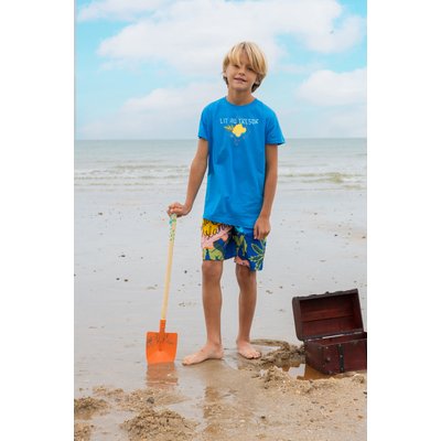 Pyjashort en coton imprimé Island ARTHUR