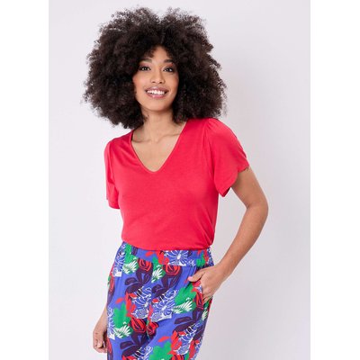 T-shirt maille fluide col V IRENE PRINCESSE NOMADE
