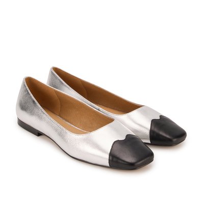 Ballerines Elisa Cuir Métallisé BONS BAISERS