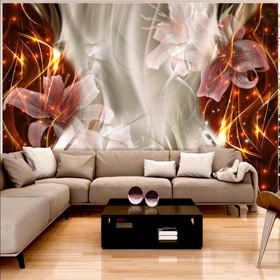 Papier peint intissé panoramique Abstractions Golden Comet EDEN