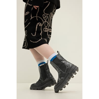 Bottines Chelsea en cuir véritable , pied large STUDIO UNTOLD