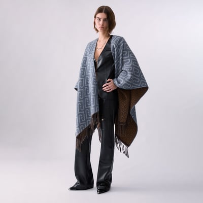 Poncho Jacquard Monogramme LIU JO