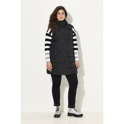 Longue veste matelassée sans manches. ULLA POPKEN