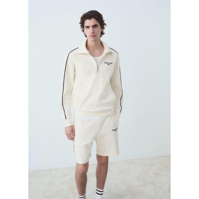 Sweat coton col cheminée à zip MANGO MAN