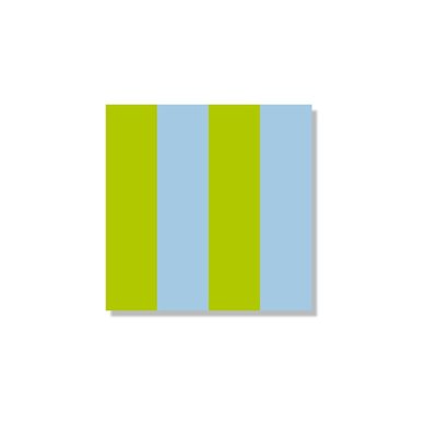 Serviette de Table Rayures vert bleu REMEMBER