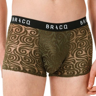 Boxer transparent avec broderies TRIBAL LOUISA BRACQ