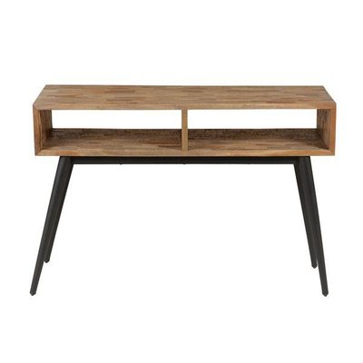 Console en teck recyclé et métal WOODY ZAGO