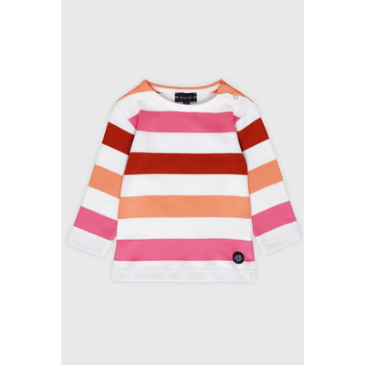 Marinière tricolore en coton épais BABY ARMOR-LUX