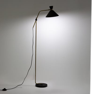 Lampadaire laiton vieilli Zoticus AM.PM
