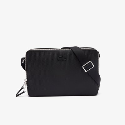 Sac reporter Chantaco en cuir piqué LACOSTE