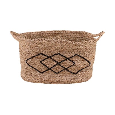 Panier rectangulaire en fibres naturelles 33x22cm ORNAMI